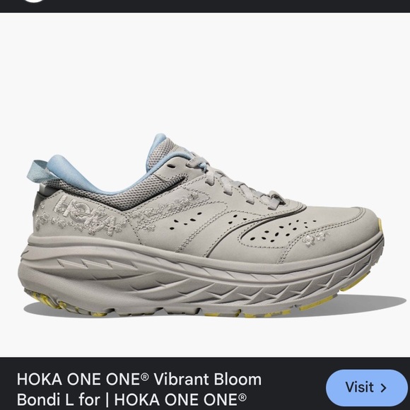 Rare Hoka x Anthro Vibrant Bloom Bondi L Sneakers free...